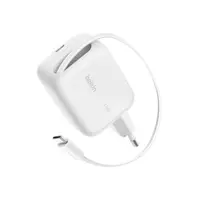 Belkin - BoostCharge GaN Netzteil, 45W, mit ausziehbarem USB-C Kabel, Weiss – Bild 4