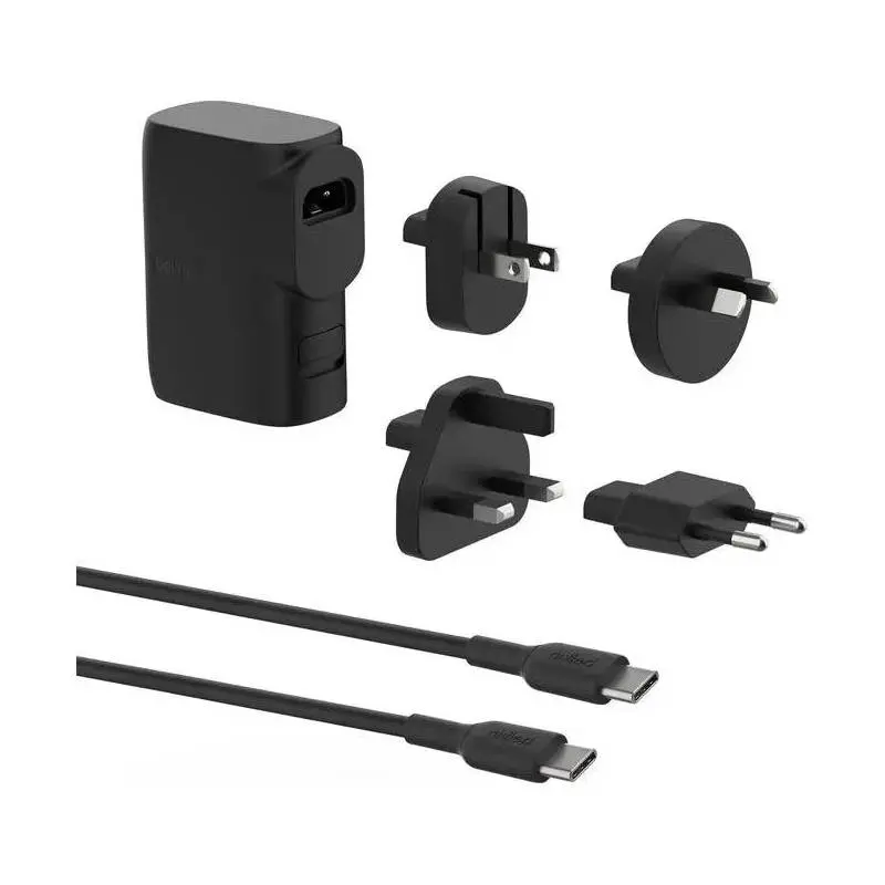 Belkin - BoostCharge Hybrid, alimentatore USB-C 25W PD 3.0 con PPS + powerbank 5000 mAh, nero