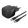 Belkin - BoostCharge USB-C charger 45W with USB-C to USB-C cable 1m, Black