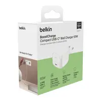 Belkin - BoostCharge USB-C charger, 65W, Power Delivery, White – Bild 3