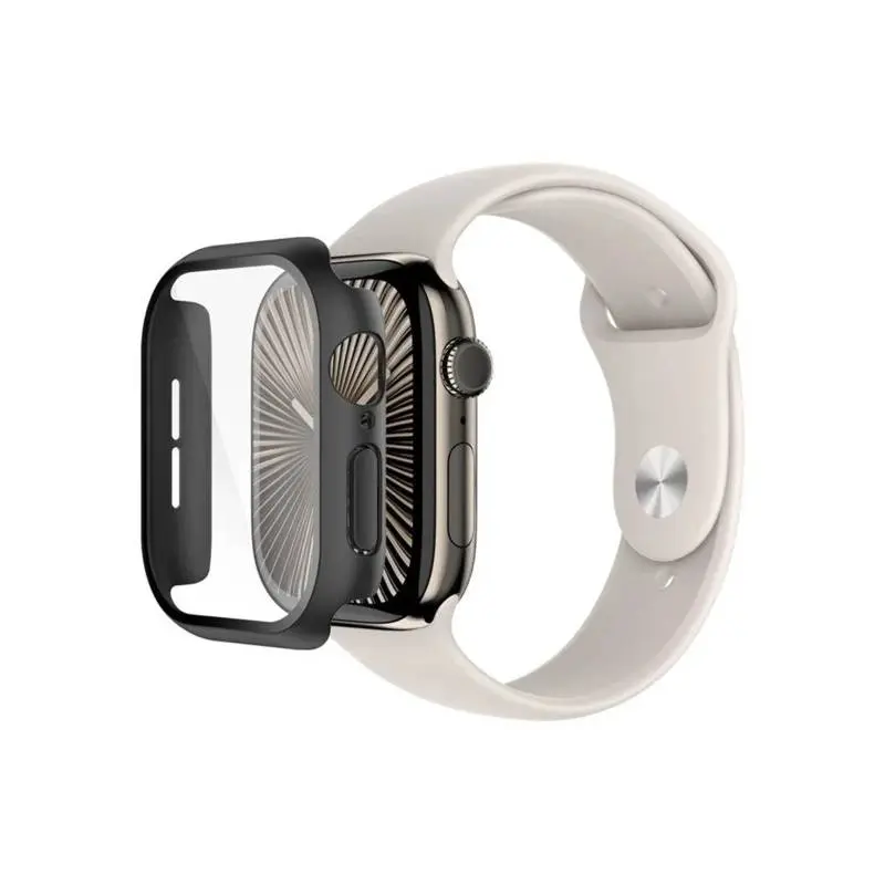 Belkin - ScreenForce bumper con protezione schermo per Apple Watch Series 10, 46 mm, nero