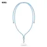 Chaîne de portable RPD Collier universel en nylon - Carte d'insertion robuste - pour tous les smartphones, bleu ciel