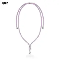 Chaîne de téléphone portable RPD Collier universel en nylon - Carte d'insertion robuste - pour tous les smartphones, Lila – Bild 1