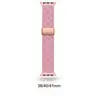 Cinturino Apple Watch in tessuto con strass 38/40/41 mm rosa