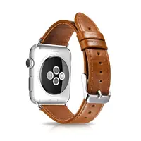 Cinturino in pelle retrò iCarer per Apple Watch - 38 mm, marrone caffè (RIW115-YB) – Bild 1