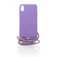 Collana fashion case viola da appendere intorno all'iPhone X/XS – Bild 1