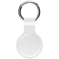 Copertura AirTag - Portachiavi in silicone iCarer, bianco (XYSK001-WH) – Bild 3