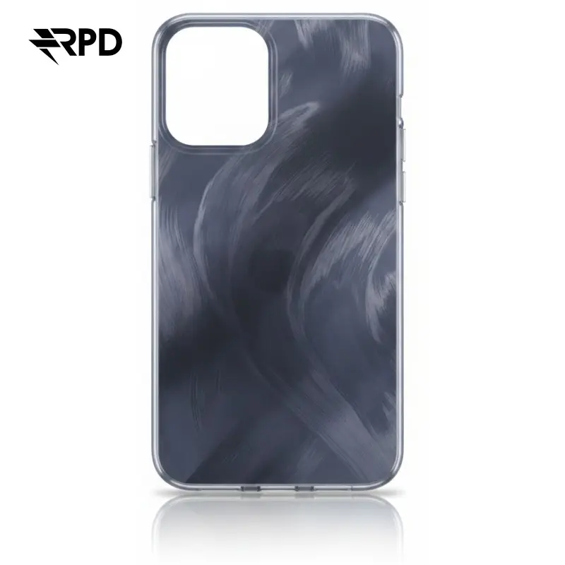 Coque holographique pour Samsung Galaxy S23 - Coque arrière pailletée à effet brossé, violette