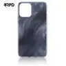 Coque holographique pour Samsung Galaxy S23 - Coque arrière pailletée à effet brossé, violette