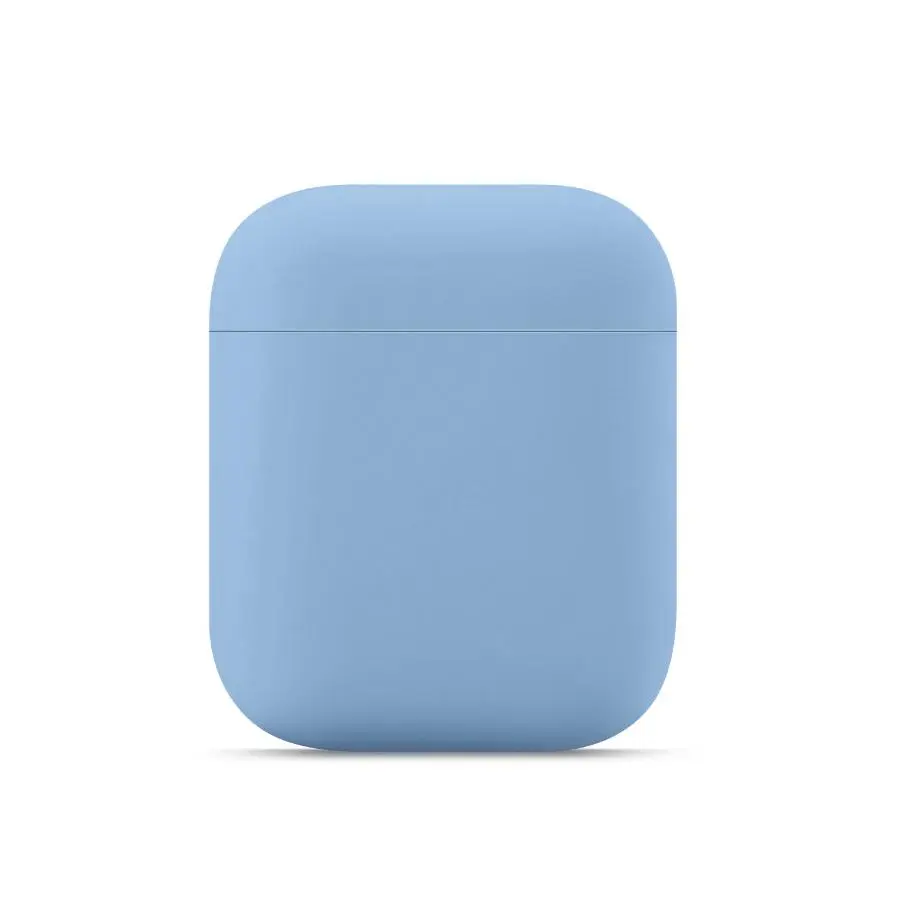 Custodia in silicone per Airpods 1a+2a generazione, blu cielo