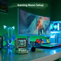 Divoom - DitooMic- 8 Bit Pixel Art Speaker - Bluetooth - Karaoke & Voice Morphing - Green – Bild 4