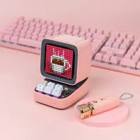 Divoom - DitooMic- 8 Bit Pixel Art Speaker - Bluetooth - Karaoke & Voice Morphing - Pink – Bild 7