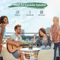 Divoom - DitooMic- 8 Bit Pixel Art Speaker - Bluetooth - Karaoke & Voice Morphing - Vert – Bild 7