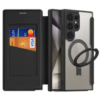 Dux Ducis - Galaxy S24 Ultra- Skin X Pro Series Hülle mit MagSafe und 360° Ring Stand, Schwarz – Bild 3