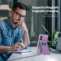 Dux Ducis - Galaxy S25 Edge - Rafi II Magnetic Case with Kickstand & Card Slots, Purple – Bild 8