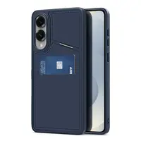Dux Ducis - Galaxy S25 Edge - Rafi II Magnetische Hülle mit Kickstand & Kartenfächern, Blau – Bild 4