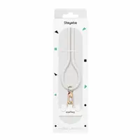 DUX - PL-I Premium silicone lanyard cell phone chain, white – Bild 2