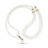 DUX - PL-I Premium silicone lanyard cell phone chain, white