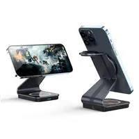DUZZONA - Caricabatterie wireless magnetico W21 Qi2 3-in-1, nero – Bild 9