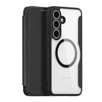 Galaxy S25 Plus - Coque Dux Ducis Skin X Pro Series avec Magsafe et porte-monnaie, couleur noire – Bild 3