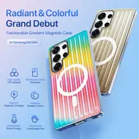 Galaxy S25 Ultra - DUX Zest Series Flip Case, Gradient Rainbow – Bild 4