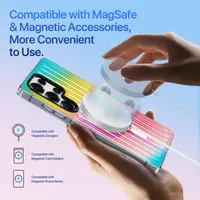 Galaxy S25 Ultra - DUX Zest Series Flip Case, Gradient Rainbow – Bild 5