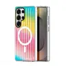 Galaxy S25 Ultra - DUX Zest Series Flip Case, Gradient Rainbow