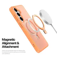 Galaxy S26 Plus - Dux Ducis Yind Series mit Magsafe und Standfunktion, Orange – Bild 6