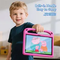 Galaxy Tab A11+/A9+ 11/S7 - Dux Ducis Puff Series, étui à rabat relevable, rose – Bild 6
