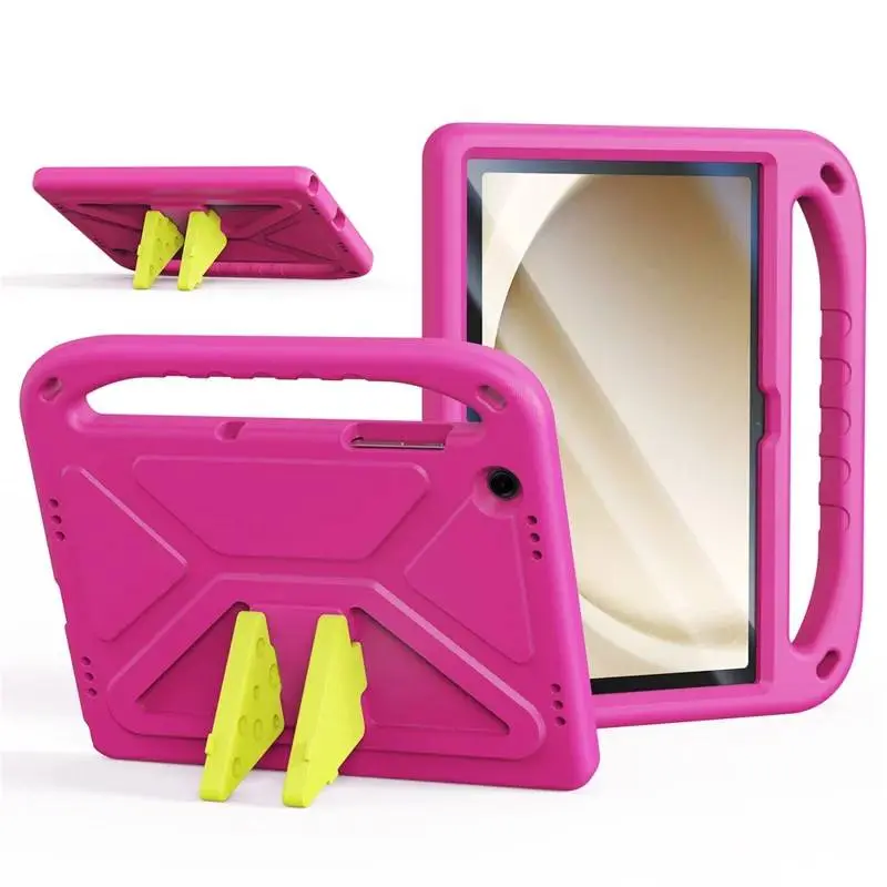 Galaxy Tab A11+/A9+ 11/S7 - Dux Ducis Puff Series, étui à rabat relevable, rose