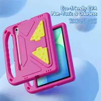 Galaxy Tab S10 Lite/S10 FE/S9/S9 FE/S8/S7/S7 - Dux Ducis Puff Series, aufstellbares Flip-Etui, pink – Bild 4