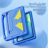 Galaxy Tab S10 Lite/S10 FE/S9/S9 FE/S8/S7/S7 - Dux Ducis Puff Series, aufstellbares Flip-Etui, blau – Bild 4