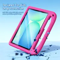 Galaxy Tab S10 Lite/S10 FE/S9/S9 FE/S8/S7/S7 - Dux Ducis Puff Series, aufstellbares Flip-Etui, pink – Bild 5