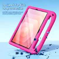 Galaxy Tab S11- Dux Ducis Puff Series, aufstellbares Flip-Etui, pink – Bild 5