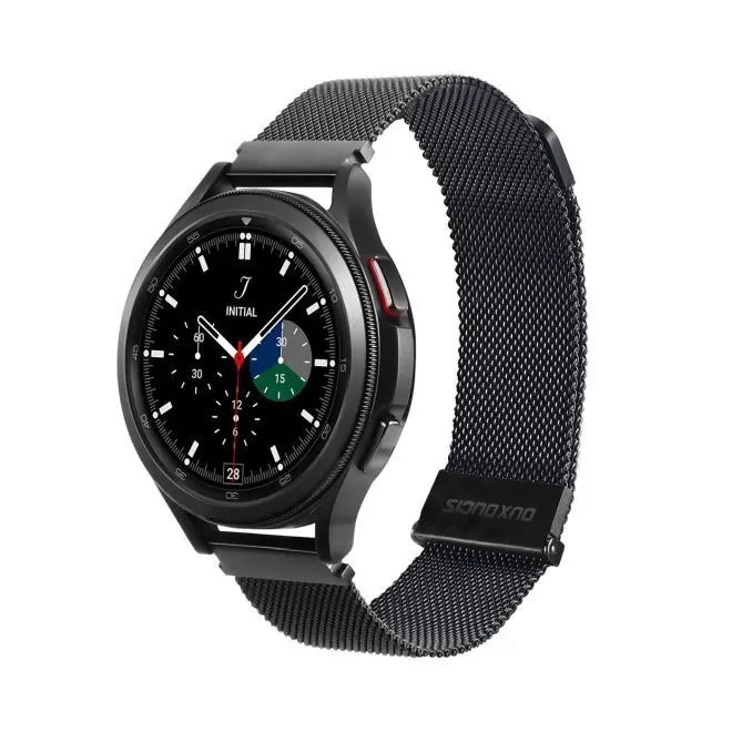 Galaxy Watch - Cinturino milanese DUX (20 mm) nero