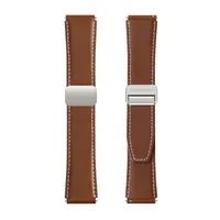 Galaxy Watch - DUX Gadget Series Armband aus echtem Leder (20mm), YA Version, Braun – Bild 3