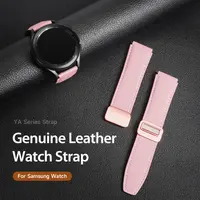Galaxy Watch - DUX Gadget Series bracelet en cuir véritable (20mm), version YA, rose – Bild 5