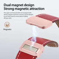 Galaxy Watch - DUX Gadget Series strap made of genuine leather (20mm), YA version, red – Bild 9