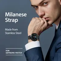 Galaxy Watch - DUX Milanese Strap (20mm) Noir – Bild 8