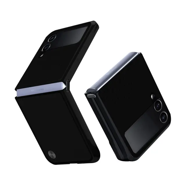 Galaxy Z Flip4 - Custodia X-Level in Kevlar nero