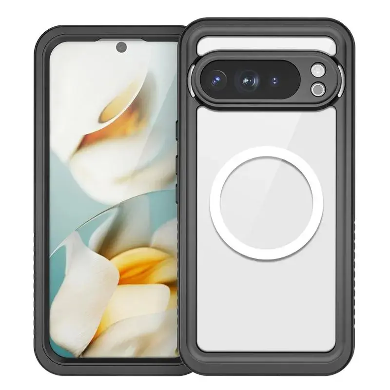 Google Pixel 10 Pro XL - Custodia impermeabile per esterni Redpepper IP68 serie FS, nero