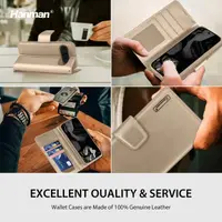 Google Pixel 10 Pro XL - Hanman Mill flip case with 3 card slots, gold – Bild 7