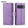 Google Pixel 10 Pro XL - Hanman Mill flip case with 3 card slots, purple