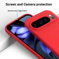 Google Pixel 10 Pro XL - Housse de protection en silicone, Rouge – Bild 6