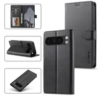 Google Pixel 10 Pro XL - LC.IMEEKE Wallet case with 3 card slots & magnetic closure, black – Bild 3