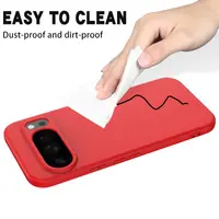 Google Pixel 10 Pro XL - Silicone protective case, red – Bild 8