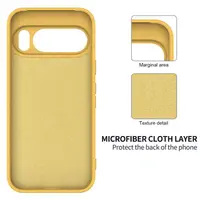 Google Pixel 10 Pro XL - Silicone protective case, yellow – Bild 2