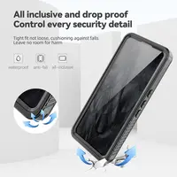 Google Pixel 8 Pro - Redpepper IP68 FS Series Waterproof Outdoor Case, black – Bild 5