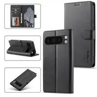 Google Pixel 9 / 9 Pro - LC.IMEEKE Wallet case with 3 card slots & magnetic closure, black – Bild 6
