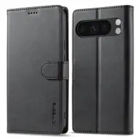 Google Pixel 9 / 9 Pro - LC.IMEEKE Wallet case with 3 card slots & magnetic closure, black – Bild 1